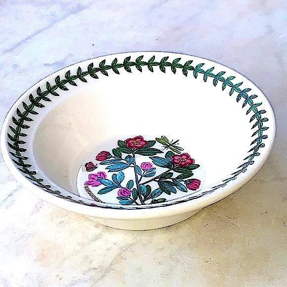 BOTANIC GARDEN BY PORTMEIRION RHODODENDRON CEREAL OATMEAL BOWL NEW - Picture 3 of 7
